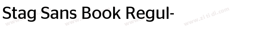 Stag Sans Book Regul字体转换